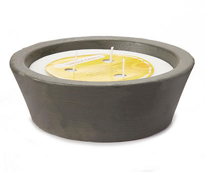Citronella Stone Pot 3-Wick Candle, 20 Oz.