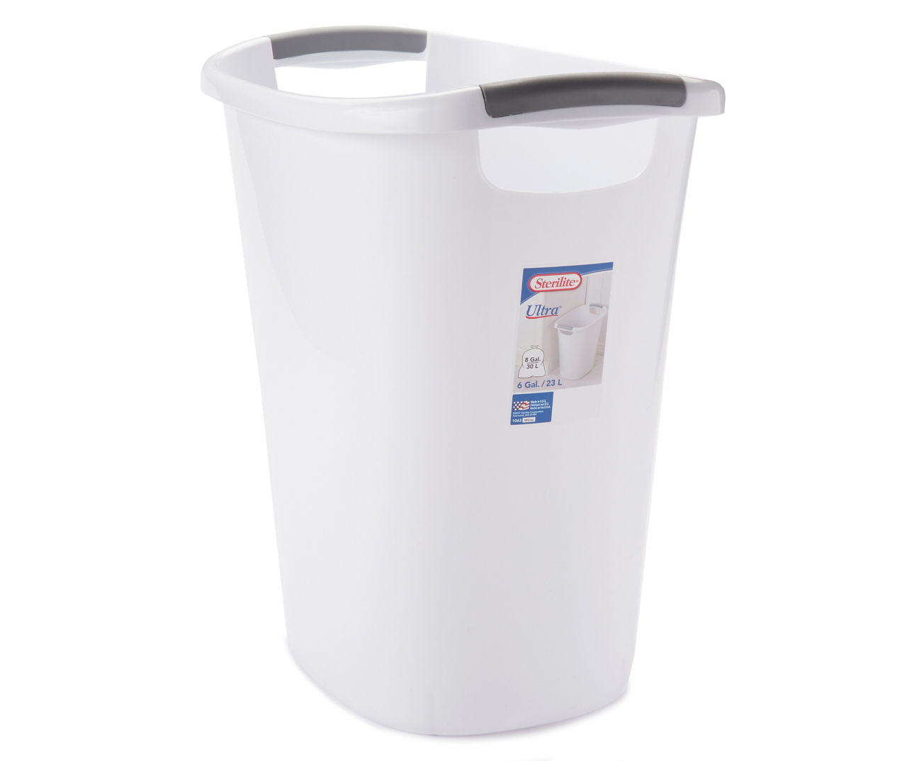 Sterilite Weave 3.4 Gallon Plastic Home/Office Wastebasket Trash Can (6  Pack), 1 Piece - Kroger