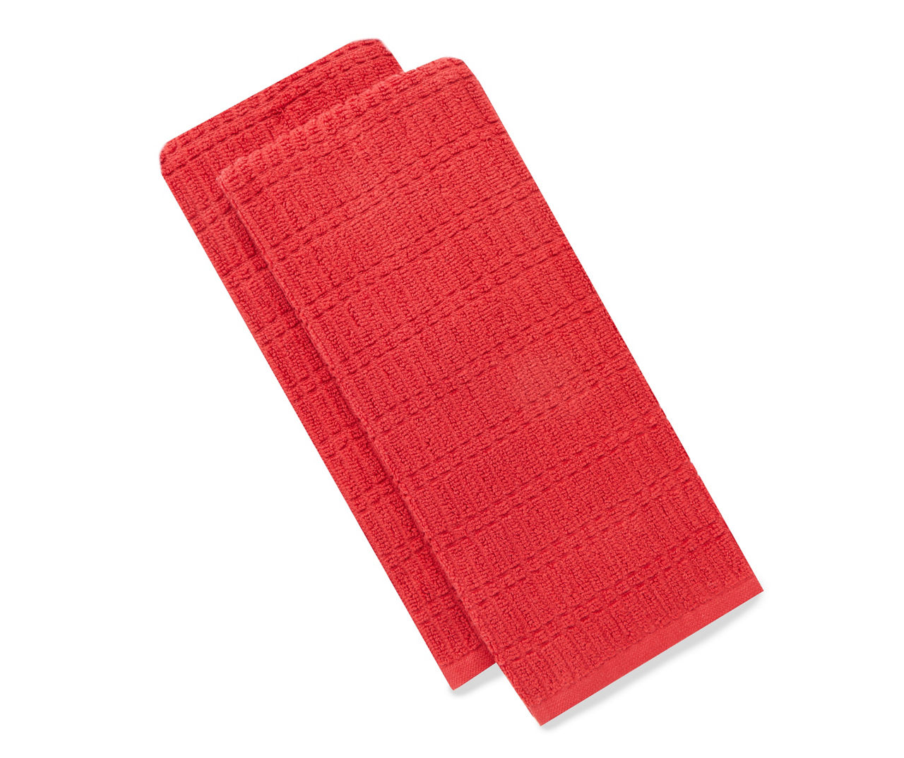 Master Cuisine Red & Plaid Kitchen Towels, 3-Pack