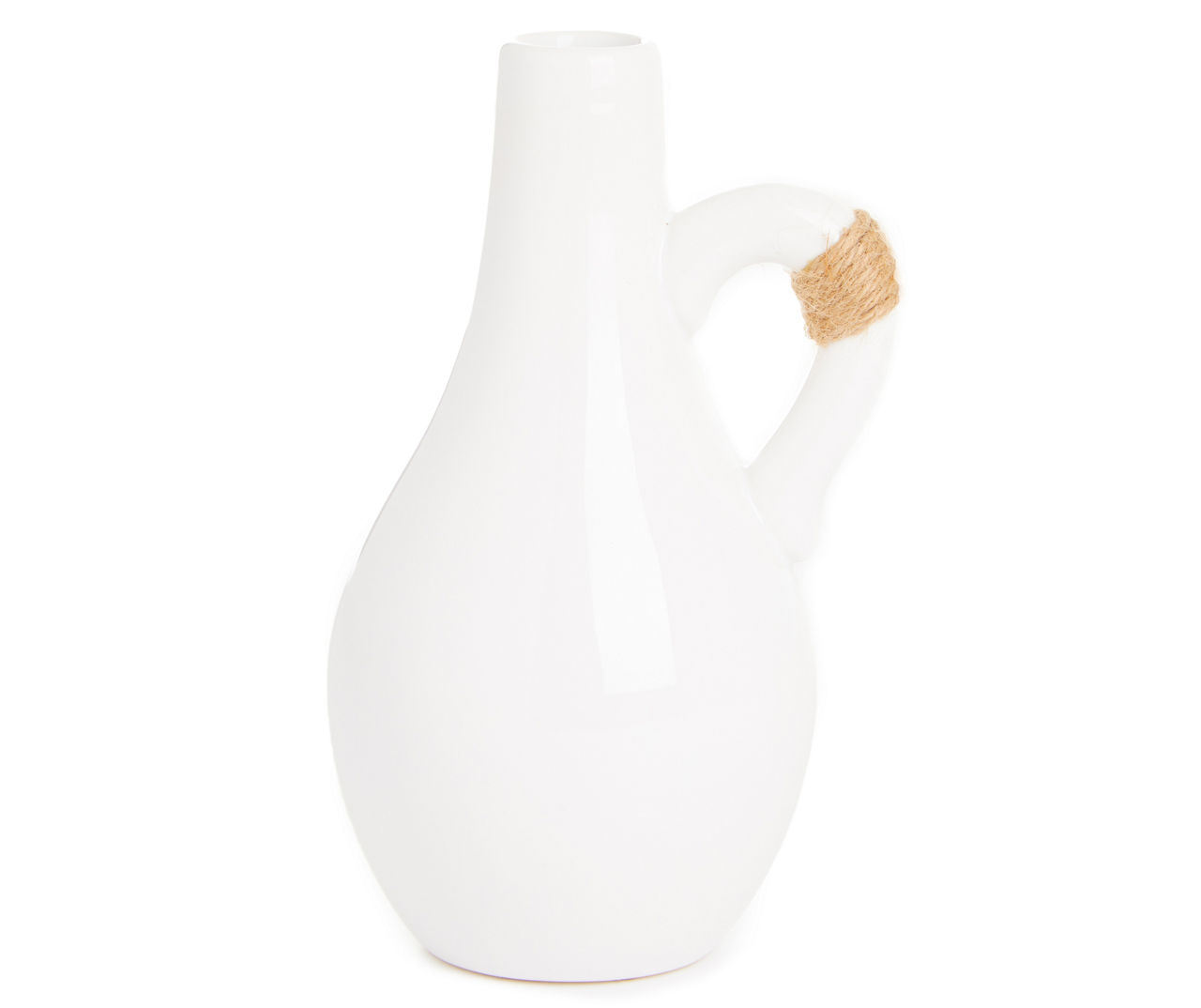 La Porcellana Bianca 5 inch White Pitcher Cruet/ Vase