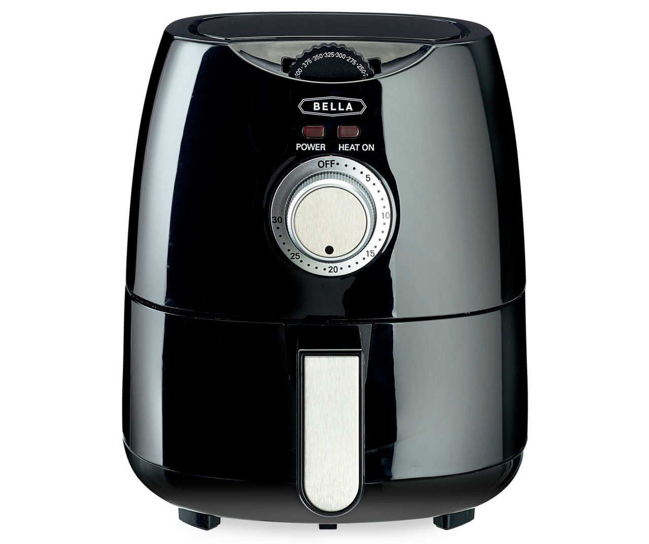 Air Fryer 2L – Small Airfryer 1000W with 30 Minute Timer, 80 - 200°C - Black