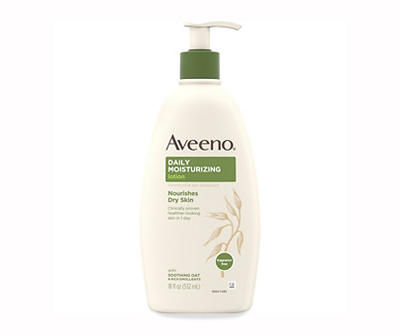 Aveeno - Daily Moisturizer, Body Lotion, For Dry Skin, Prebiotic Oat Fragrance Free, 18 fl. oz (Pack of 1)