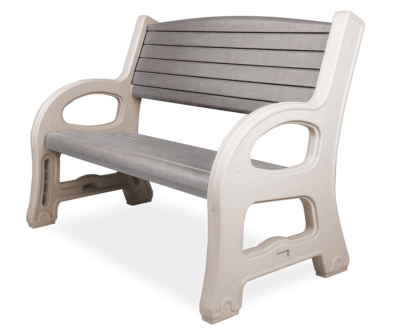 White resin best sale outdoor benches