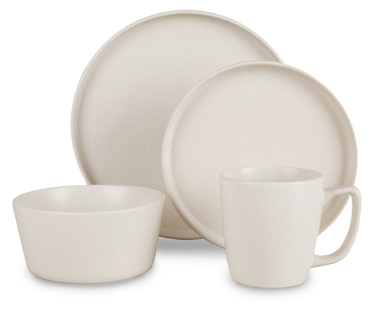 Master Cuisine Cream Speckle Round 16-Piece Dinnerware Set | Big Lots