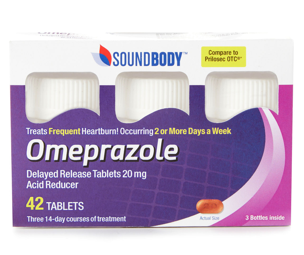 Walgreens Omeprazole Delayed Release Tablets 20 mg, Acid Reducer 42 ct