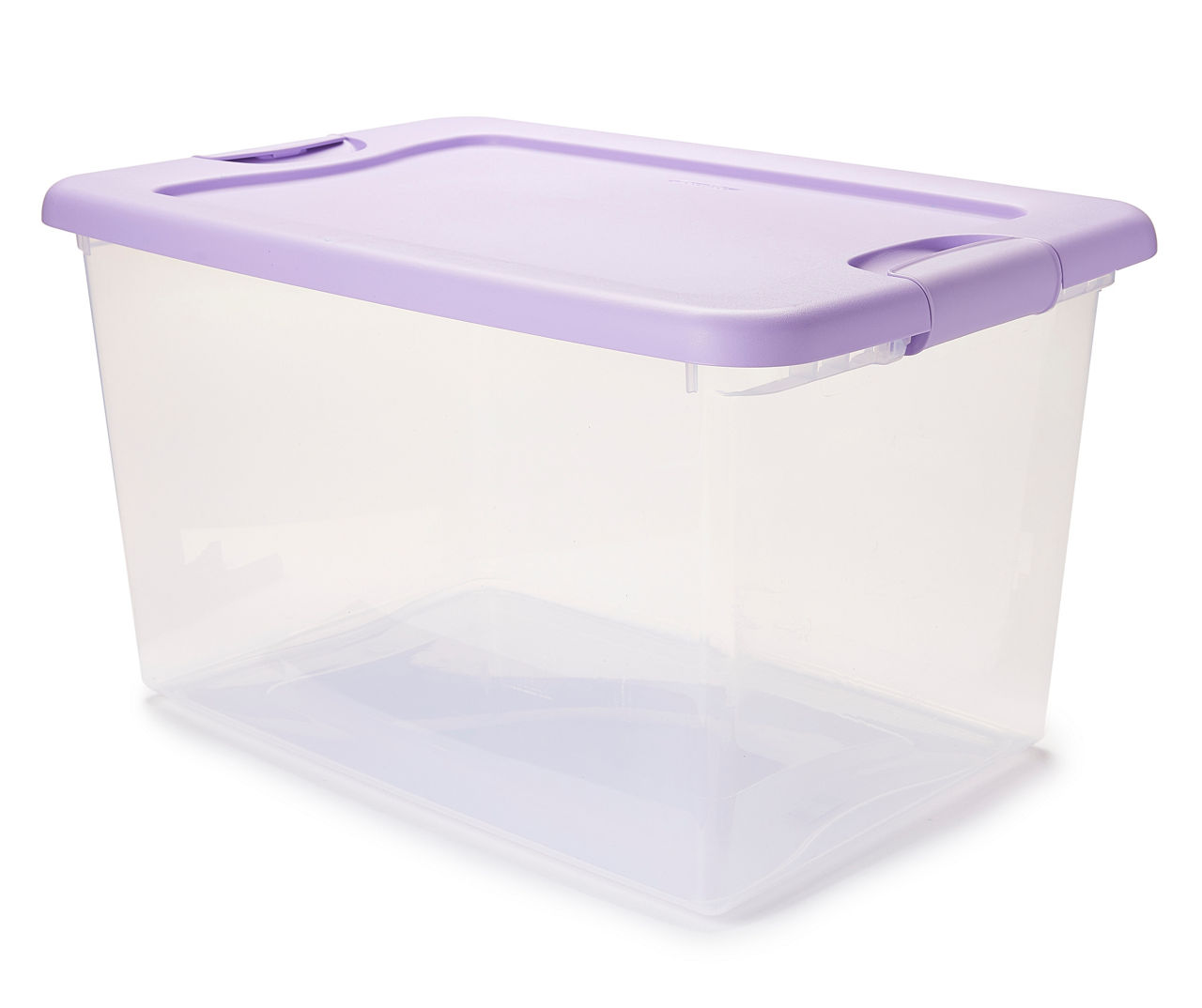Bright Lilac 45-Gallon Latch Storage Tote Container