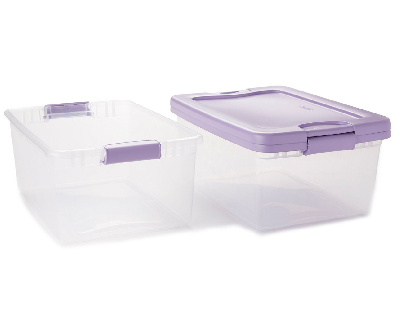 Sterilite Plastic 15 Quart Storage Box Container with Latching Lid