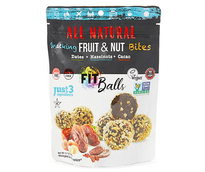 Hazelnut Dates Fruit & Nut Fit Balls, 5.1 Oz.