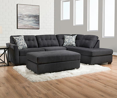 Lane Home Solutions Pasadena Navy Blue Living Room Sectional