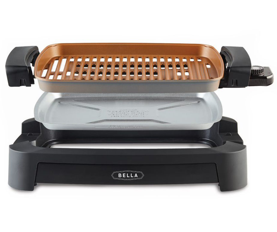 Betty Crocker Indoor Smokeless Grill 3 34 hH x 18 12 W x 12 14 D