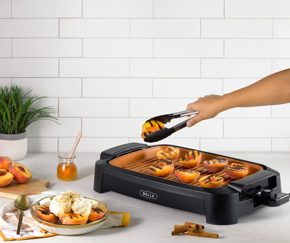 Hastings Home Indoor Grills 12-in L x 12-in W Non-stick Residential
