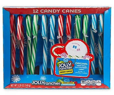 JOLLY RANCHER CANDY CANES 12 CT