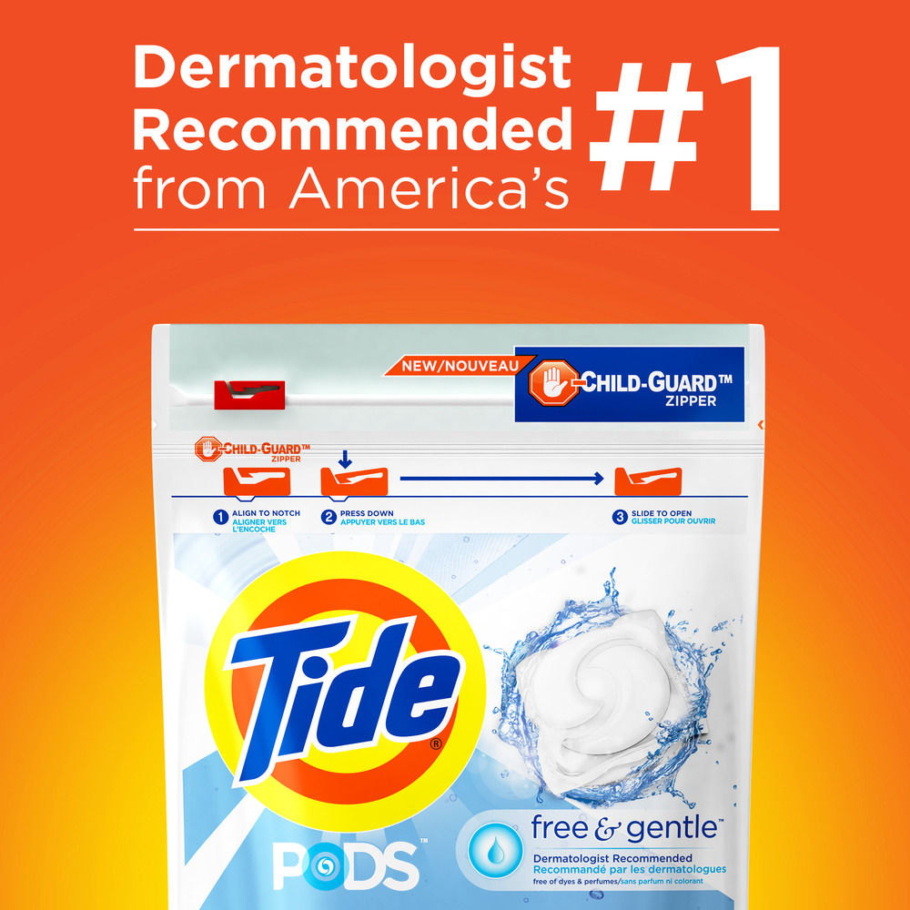 TIDE Tide PODS And Gentle, Liquid Laundry Detergent Soap Pacs, HE ...