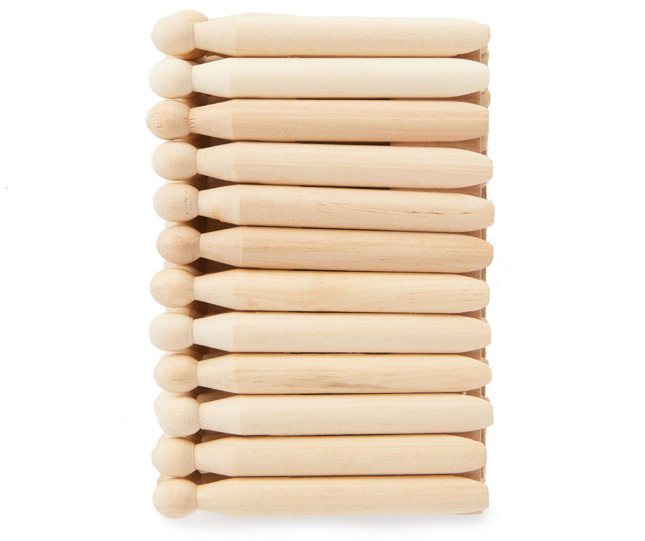 House Hold Essentials Wooden Clothespins - 50 Count