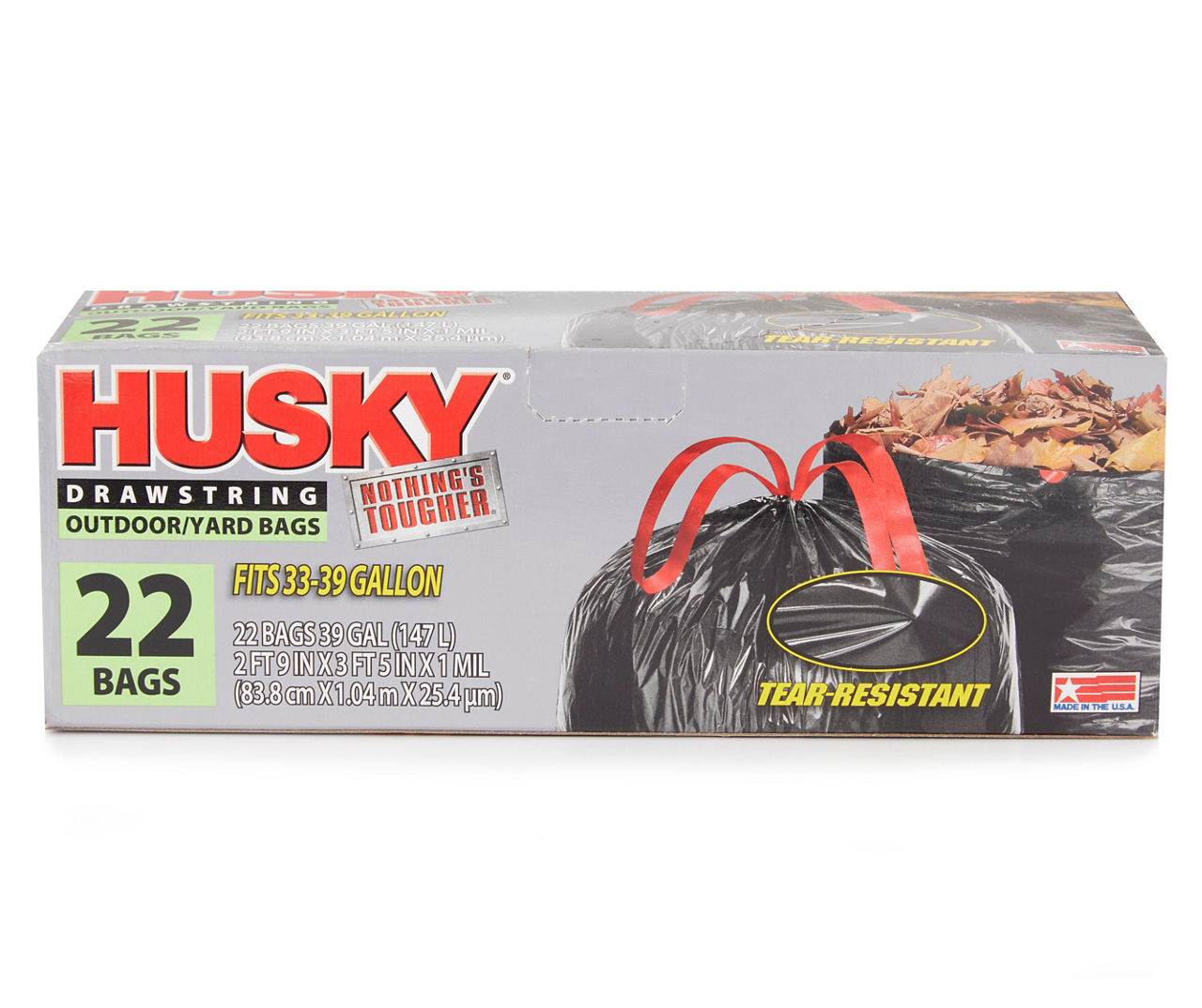 Husky Outdoor/Yard Bags, 39 Gallon, 22 Count Big Lots