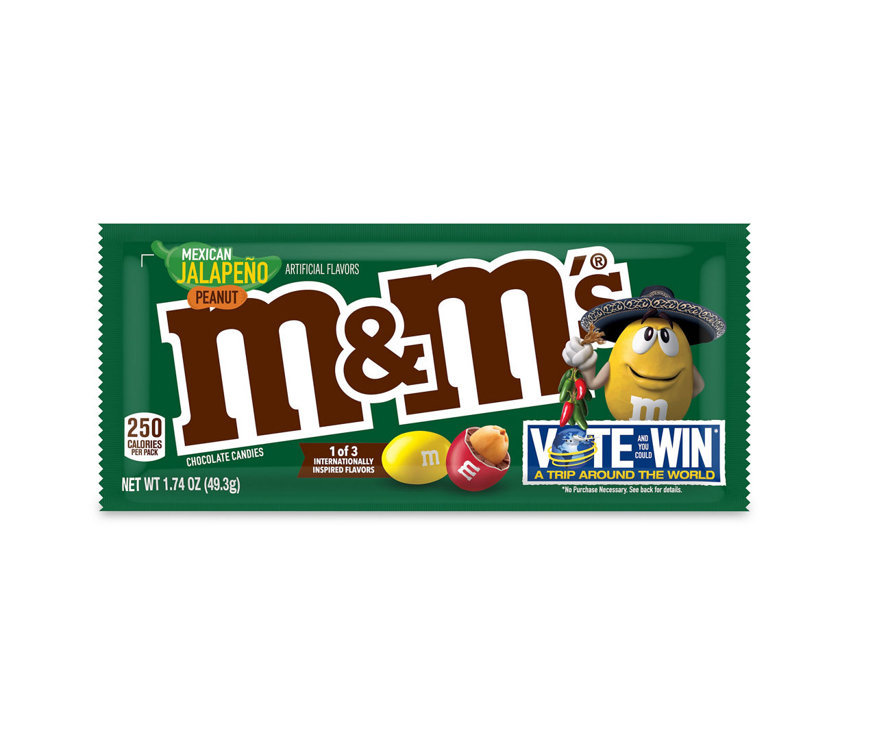 M&M's Peanut, Worldwide delivery