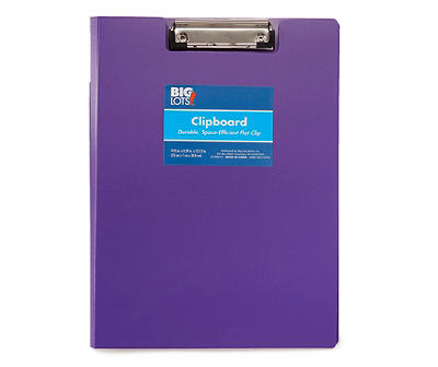 Purple Poly Clipboard Folder