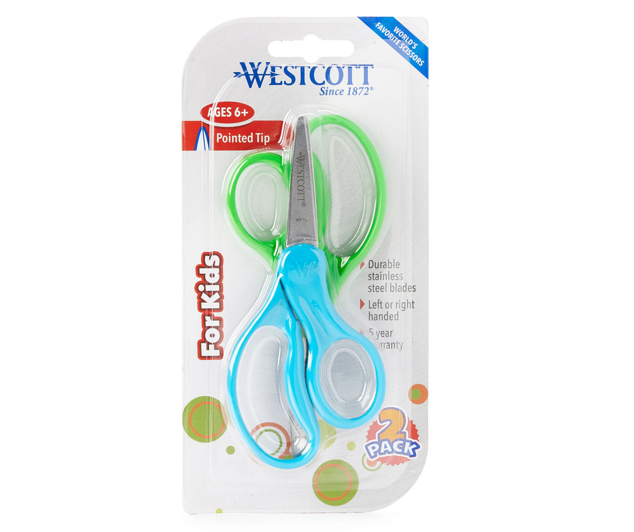 Westcott Children's Scissors Right Handed Kids Blue School Crafts