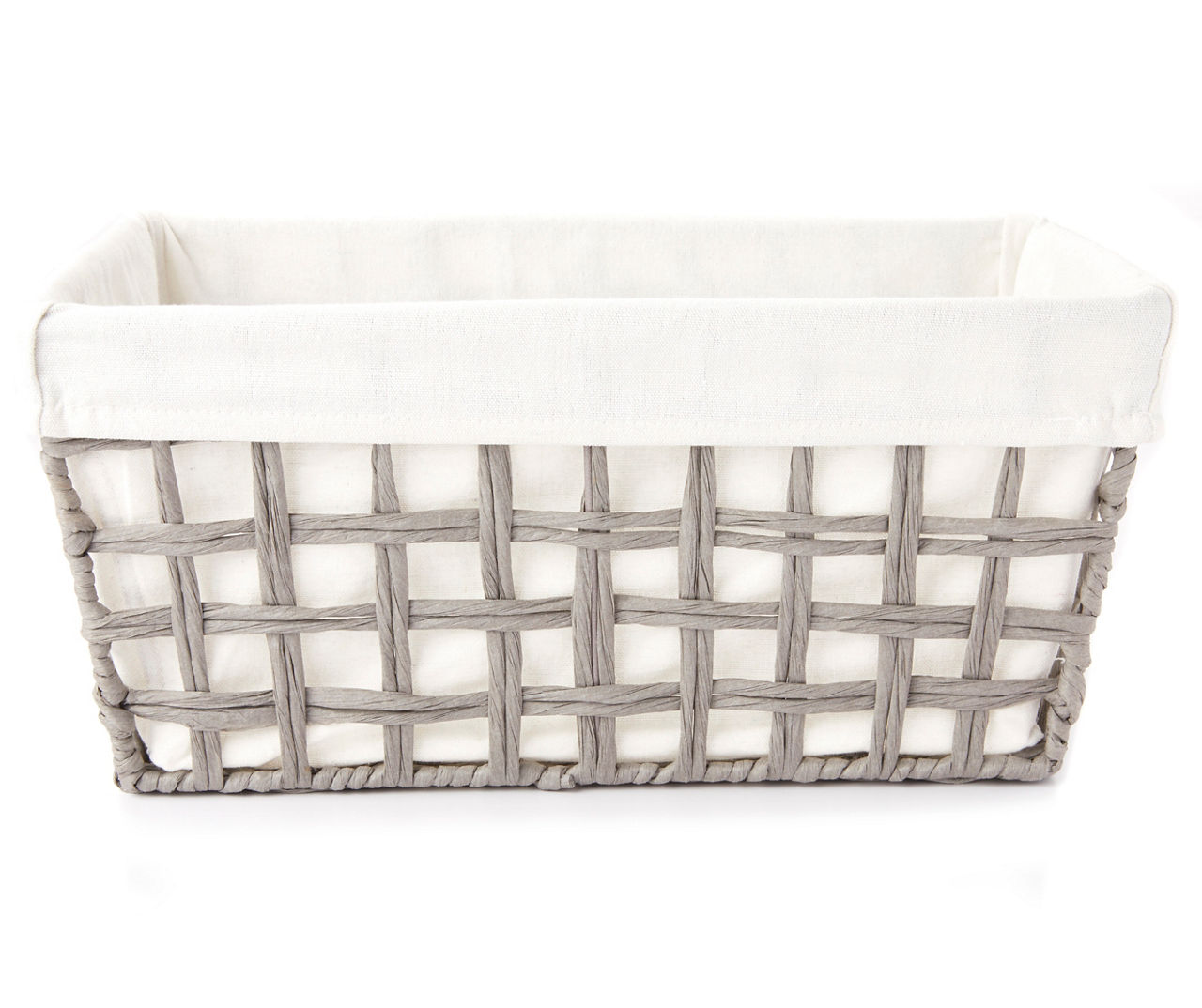 Home Essentials Home Essentials Gray Paper Rope Storage Baskets with