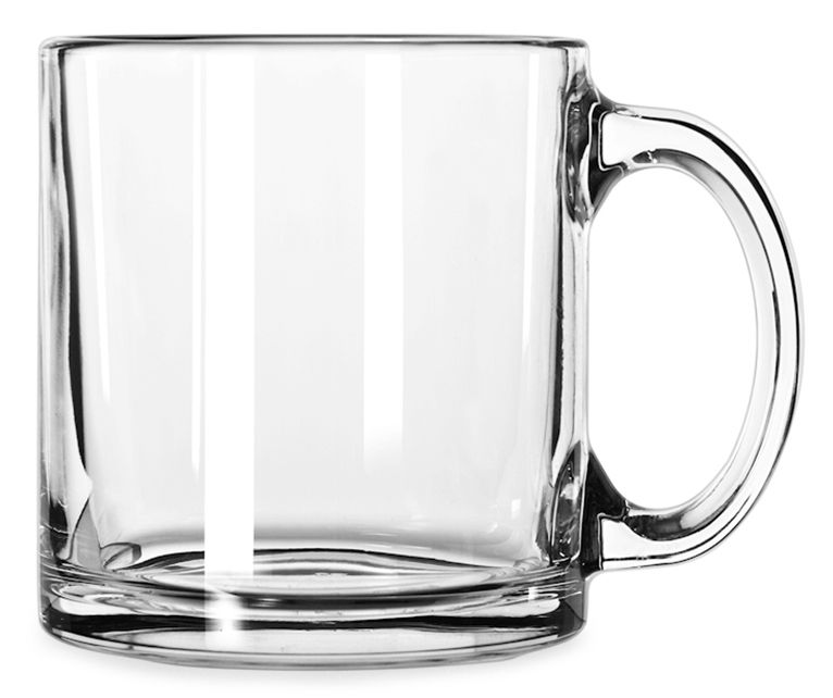 13 oz. Chicago Clear Glass Coffee Mug