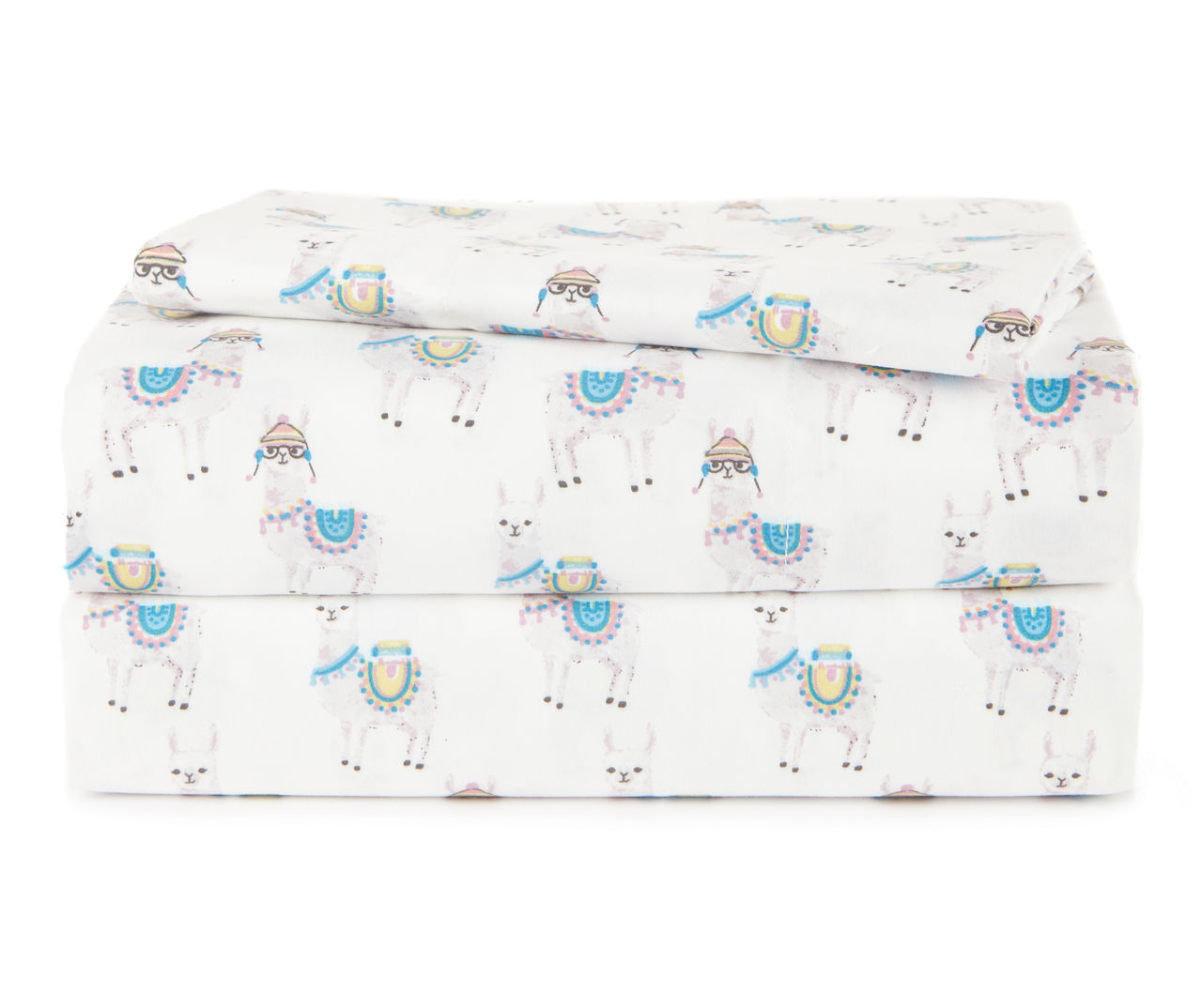 Just Home Llama Print Sheets, Twin XL, 3 Piece Big Lots