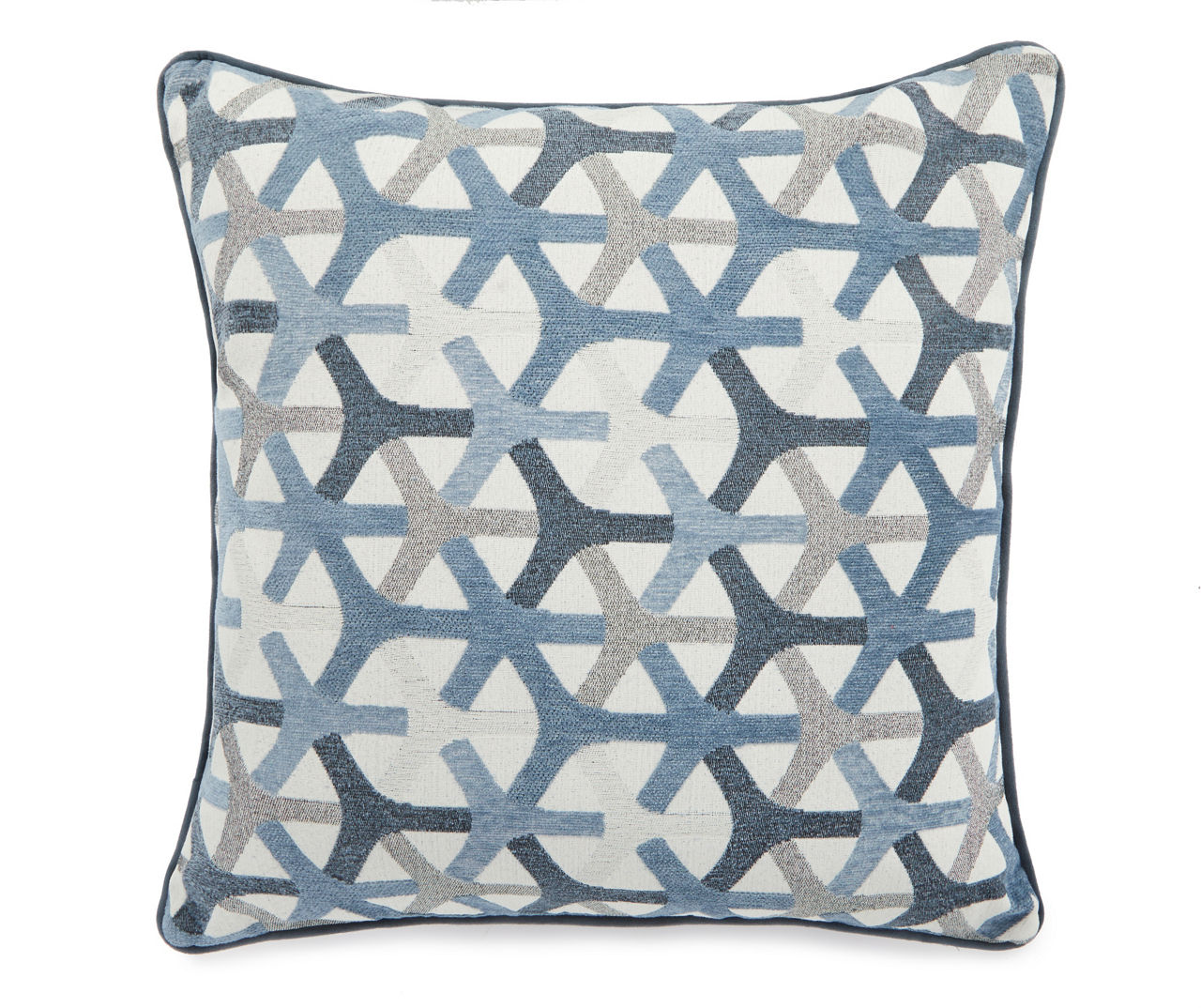 Blue best sale gray pillows