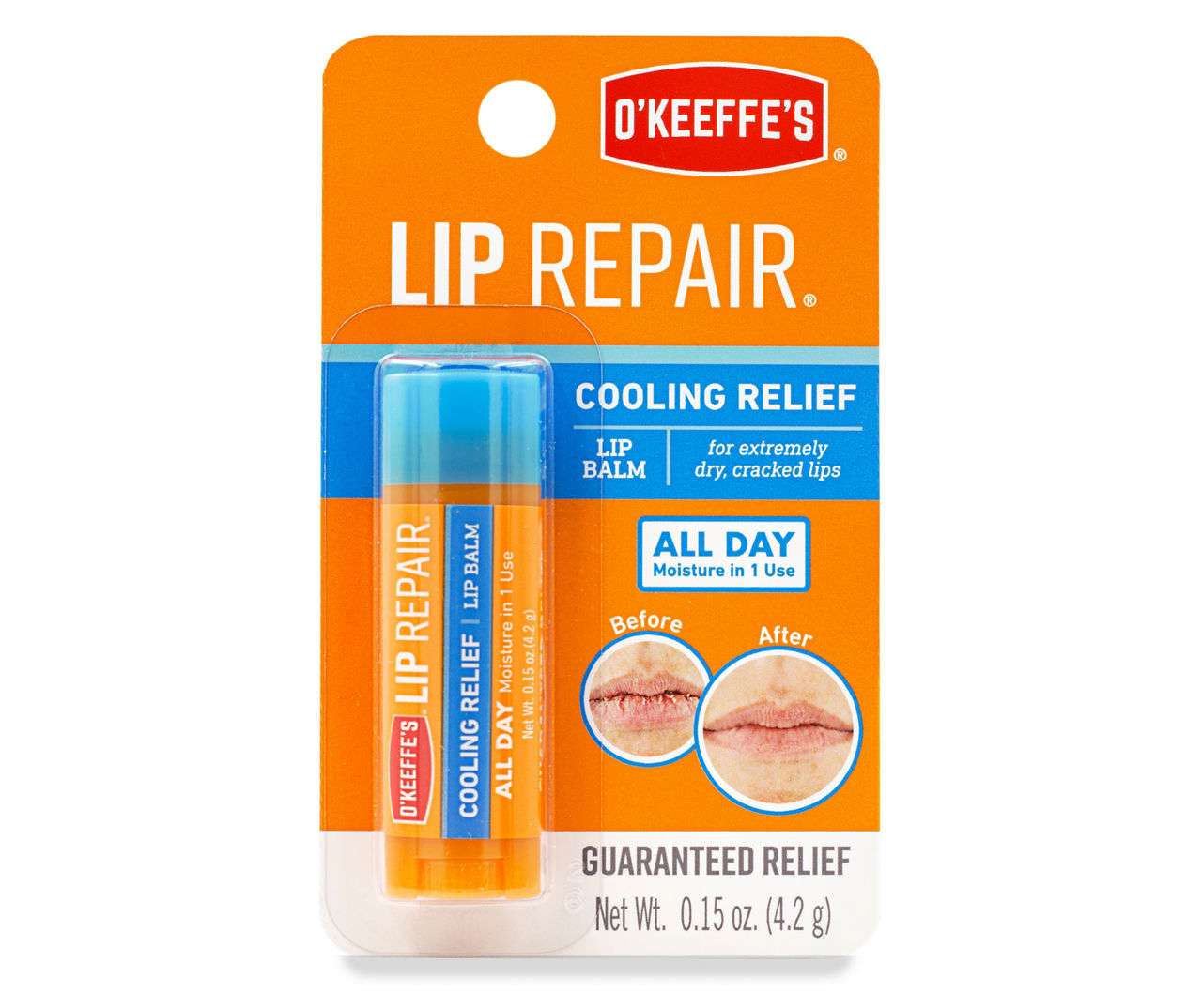 Lip Repair Cooling Relief Lip Balm, 0.15 Oz.