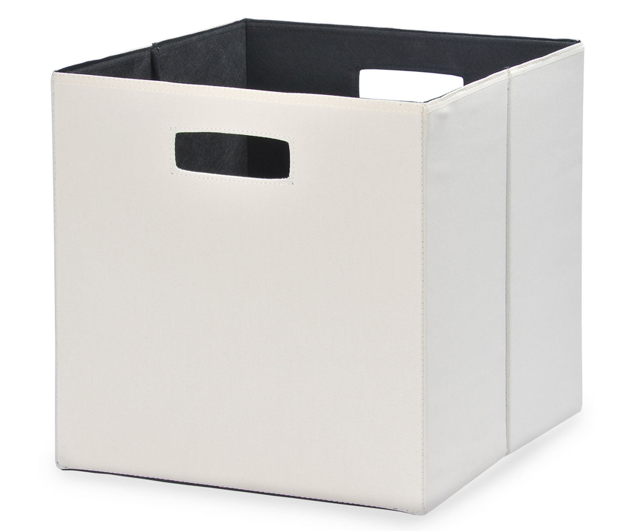 Trist White Tall Round Storage Bin, Small, Sold by at Home