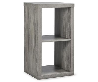 Reclaimed Gray 2-Cube Storage Cubby