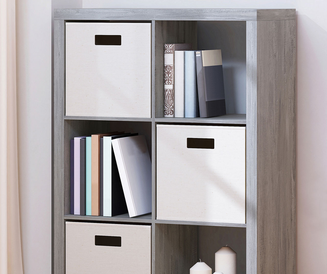 6 Pack: Modular Cube with Shelf by Simply Tidy™ 