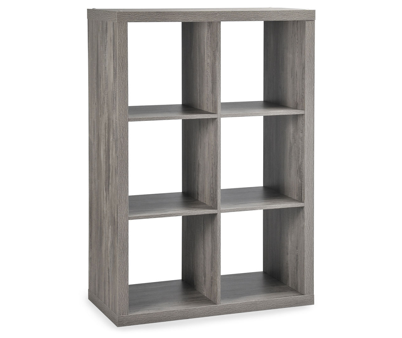Reclaimed Gray 6-Cube Storage Cubby