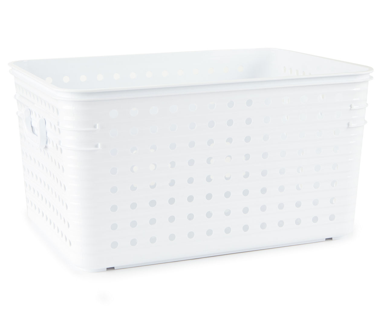 Real Living Clear Plastic Storage Bins, 2-Pack