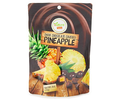 Dark Chocolate Covered Pineapple, 6 Oz.