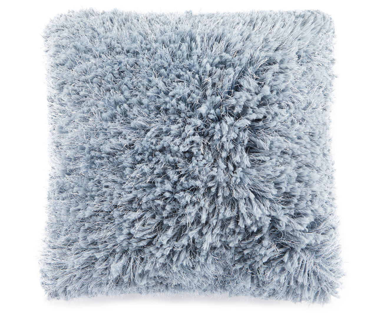 Blue hotsell shag pillow