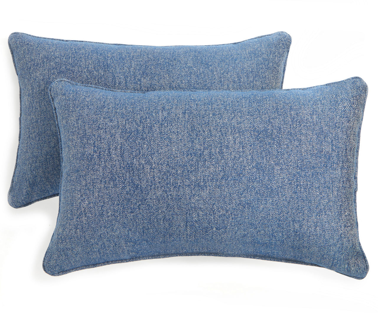 Topsail Cabana Blue 2 Piece Outdoor Lumbar Throw Pillow Set Big Lots