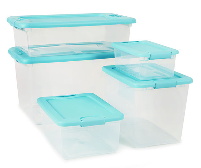 Sterilite 6-Qt. Stackable Storage Container with Latching Lid in