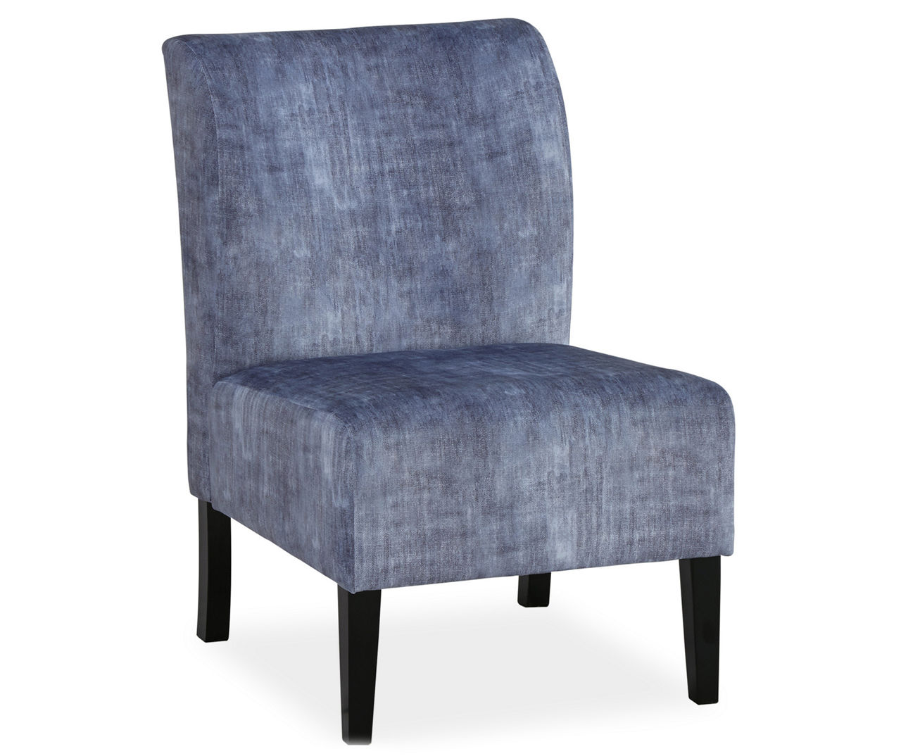 Signature Design By Ashley Triptis Denim Blue Armless Accent Chair