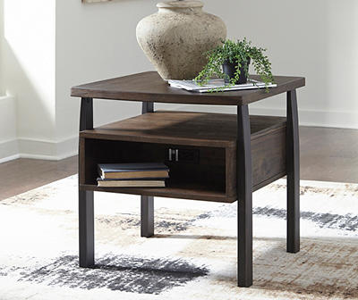 Vailbry Brown End Table