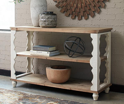 Alwyndale White Console Table