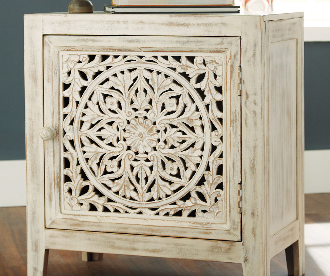 Signature Design By Ashley Fossil Ridge White Accent Cabinet Big Lots