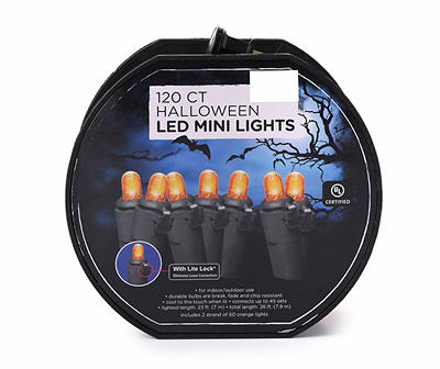 Orange LED Dome Light Set, 120-Lights