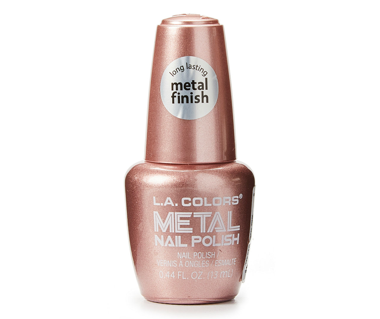 Metal Nail Polish in Crystal Pink, 0.44 Oz.