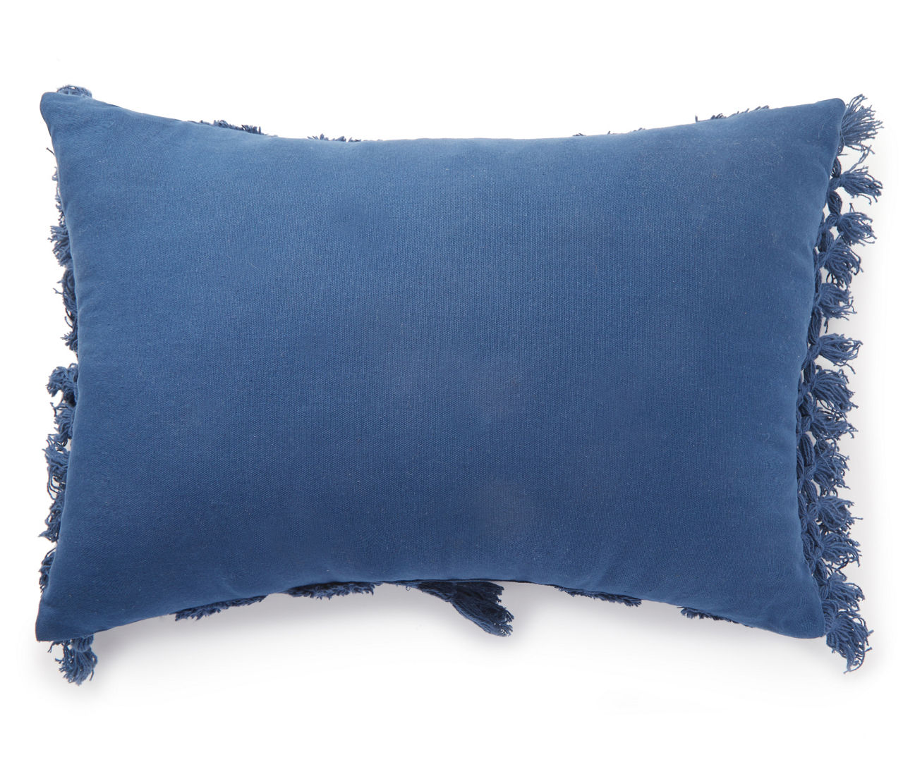 Navy blue on sale lumbar throw pillows