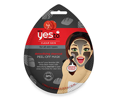 Yes To Detoxifying Charcoal Peel-Off Mask, 0.33 Oz. Big Lots