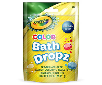 Color Bath Dropz Fizzers, 30-Count