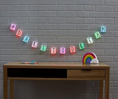 LED String Lights with Letters