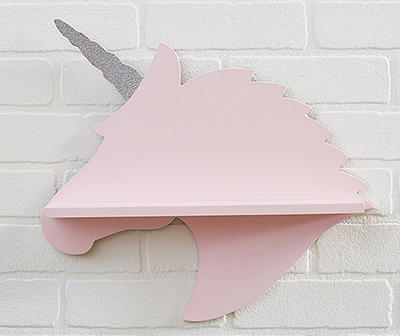 Pink Unicorn Wall Shelf