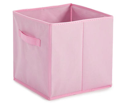 10" Pink Fabric Bin
