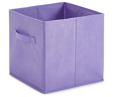 Purple Fabric Bin