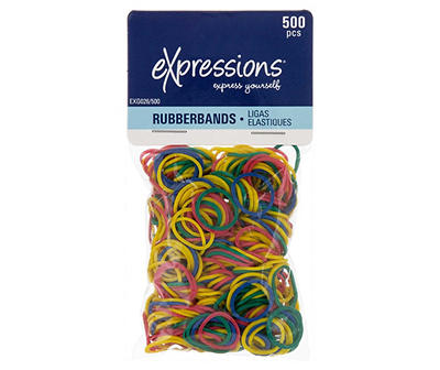 Bright Rubberbands, 500-Pack